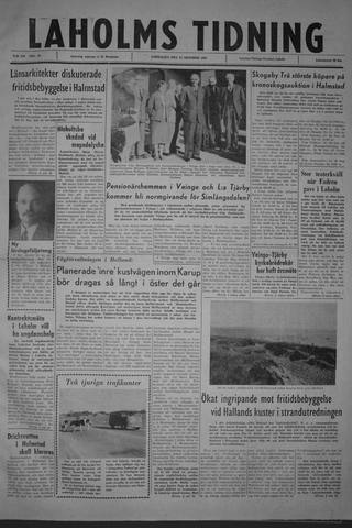 Förstasidan, Lördag 14 oktober 1961
