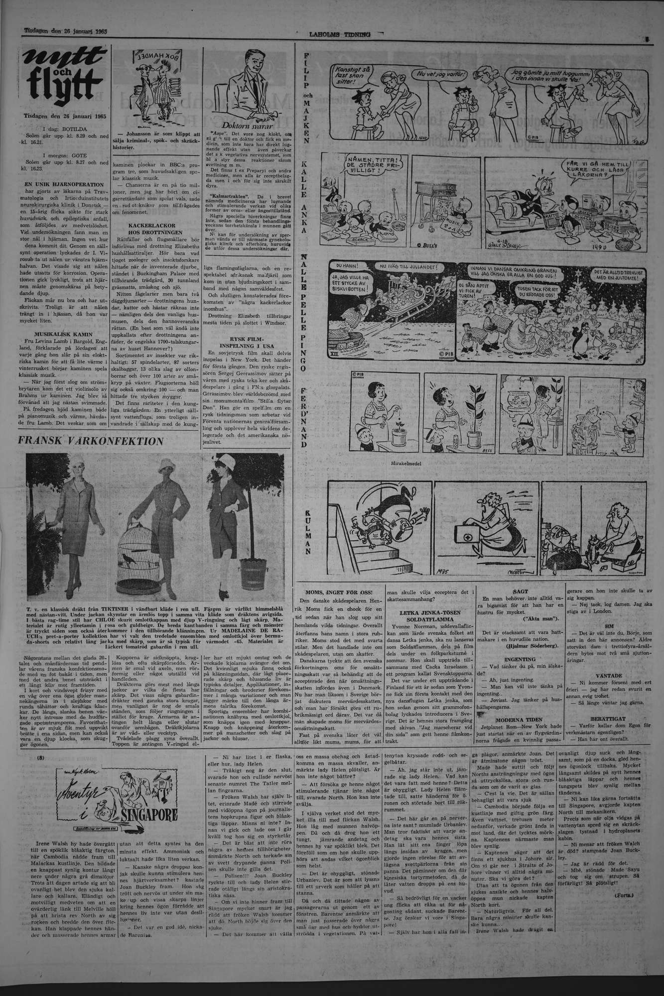 Laholms Tidning Tisdag 26 januari 1965, sida 5