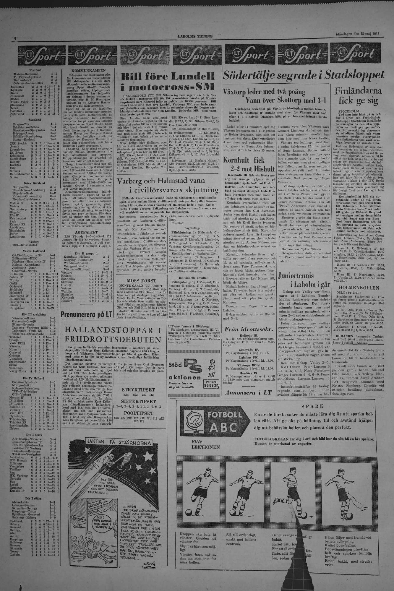 Laholms Tidning Måndag 15 maj 1961, sida 4
