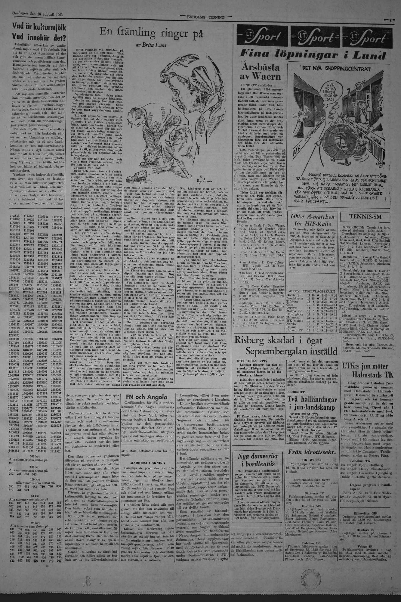 Laholms Tidning Onsdag 16 augusti 1961, sida 5