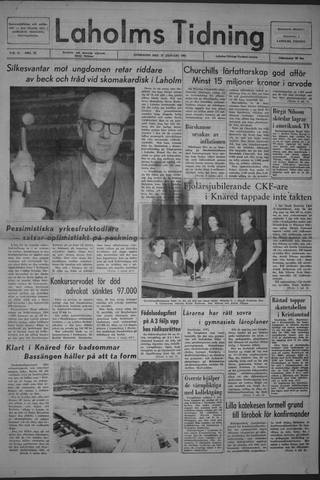 Förstasidan, Onsdag 27 januari 1965