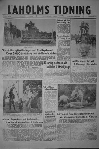 Förstasidan, Måndag 17 juli 1961