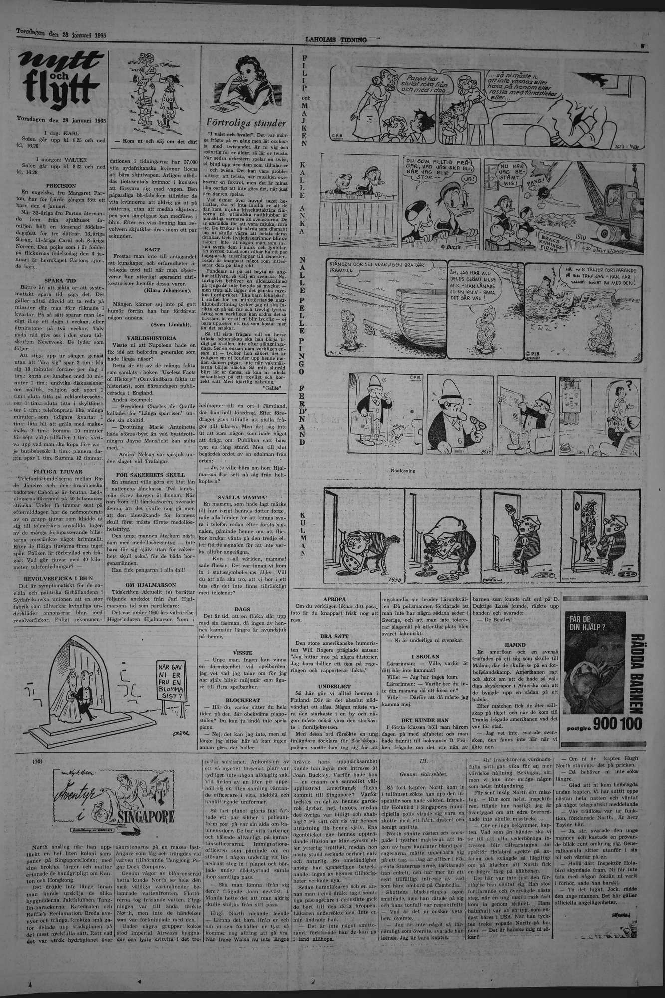 Laholms Tidning Torsdag 28 januari 1965, sida 5