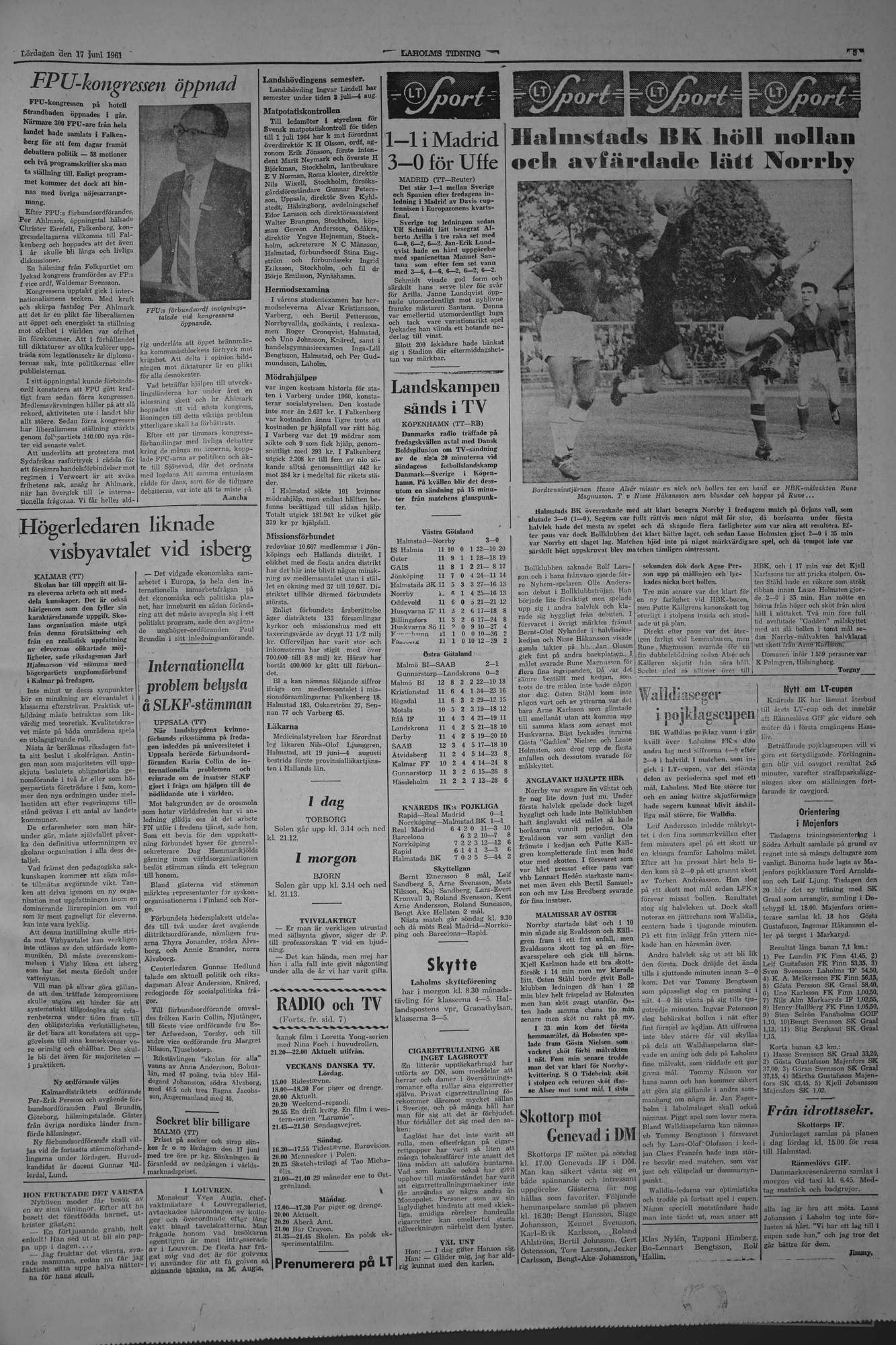 Laholms Tidning Lördag 17 juni 1961, sida 5