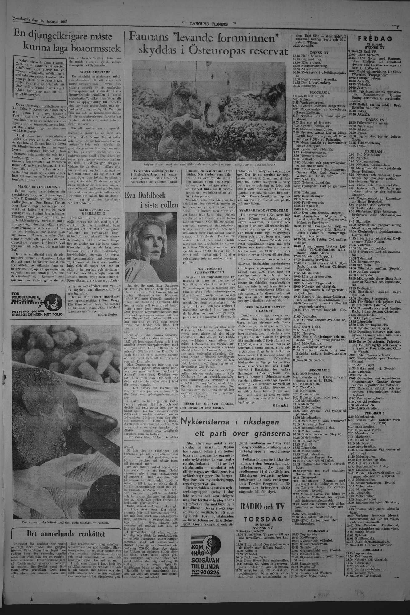 Laholms Tidning Torsdag 28 januari 1965, sida 7