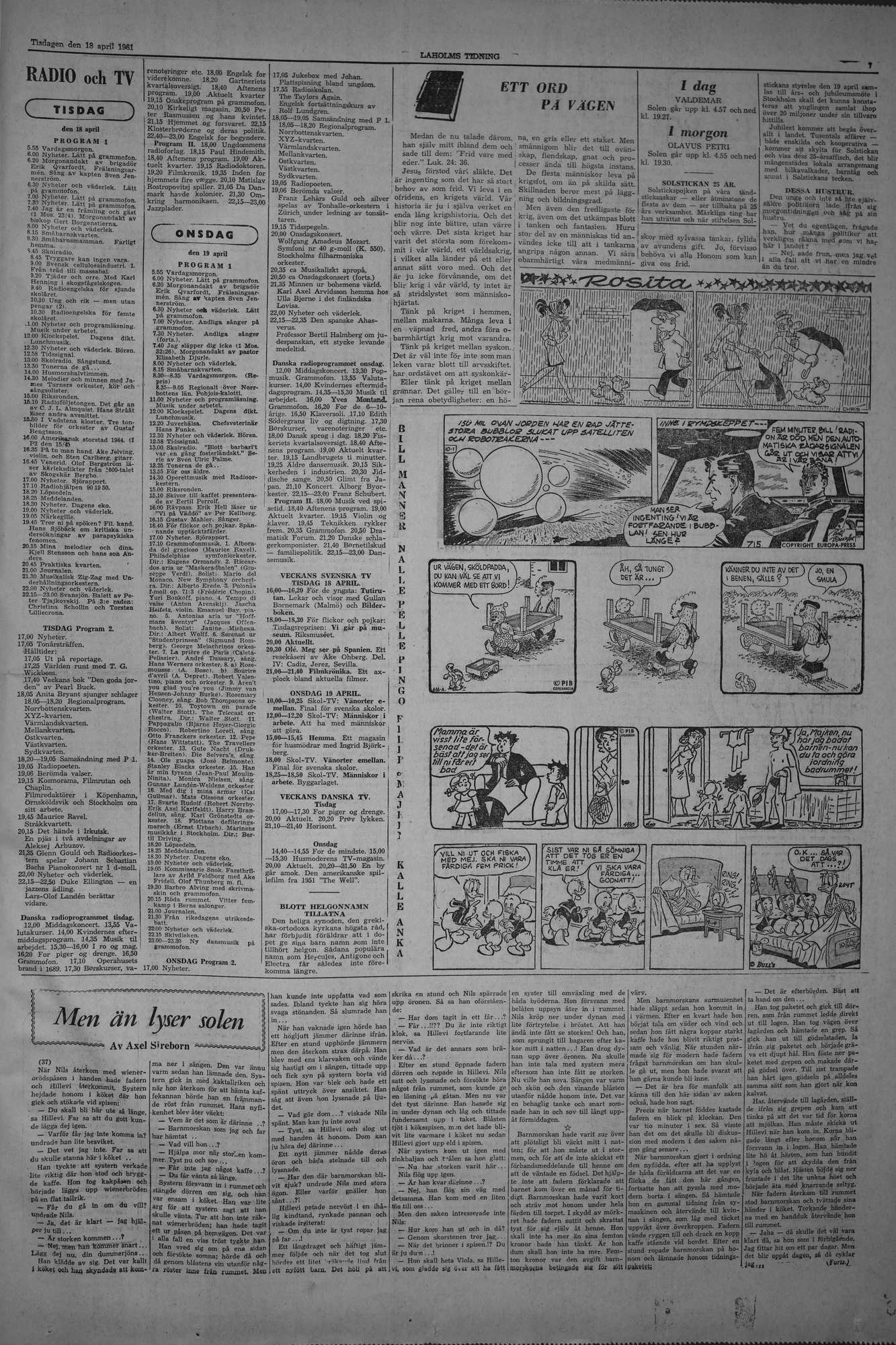 Laholms Tidning Tisdag 18 april 1961, sida 7
