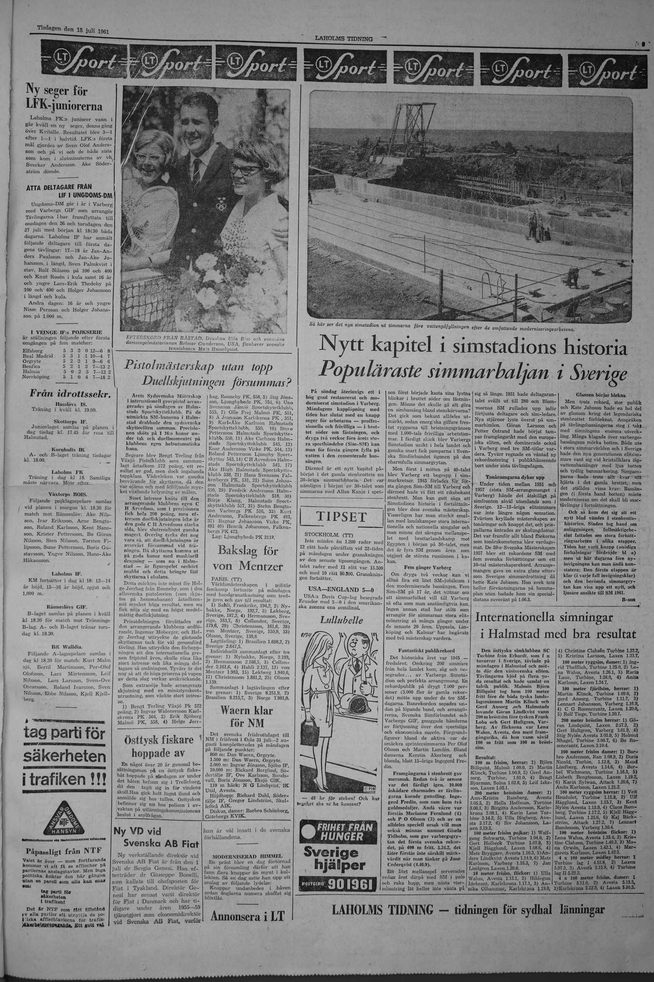 Laholms Tidning Tisdag 18 juli 1961, sida 5