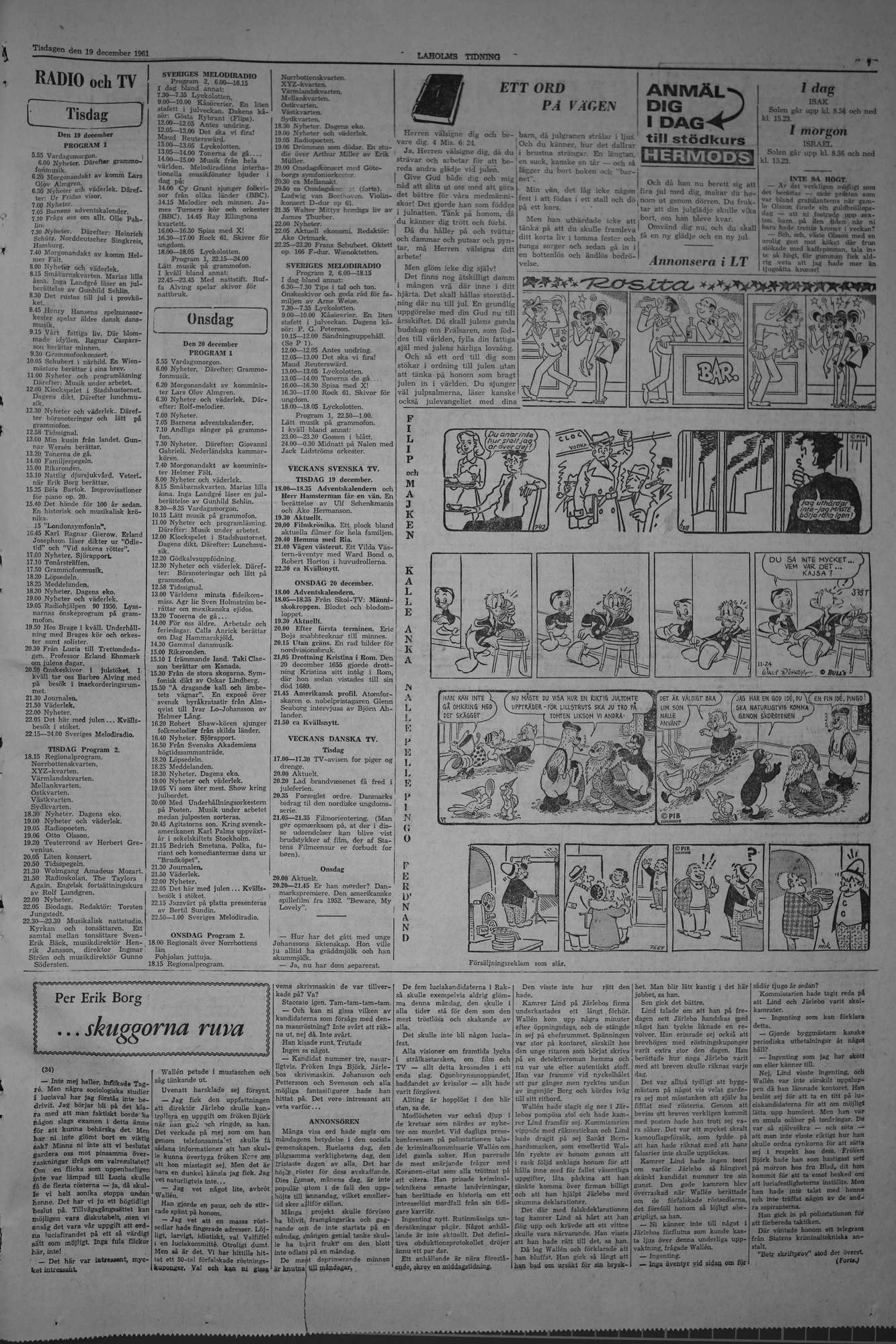 Laholms Tidning Tisdag 19 december 1961, sida 7