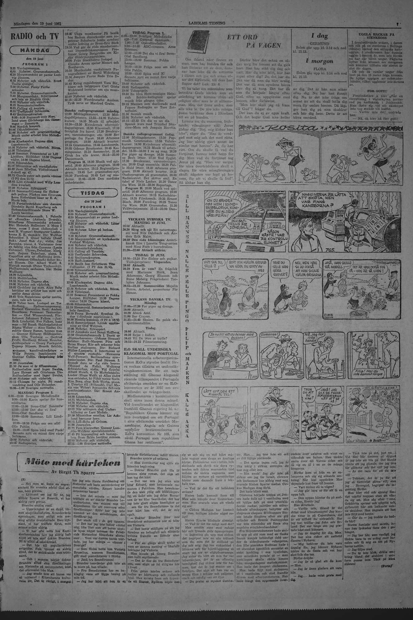 Laholms Tidning Måndag 19 juni 1961, sida 7