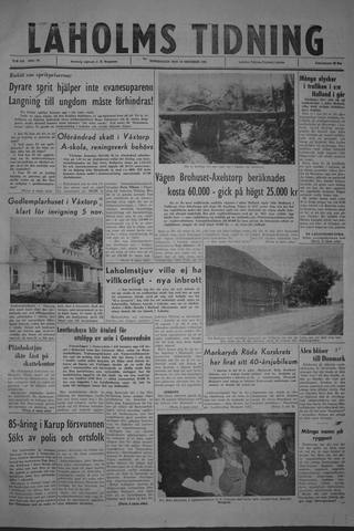 Förstasidan, Torsdag 19 oktober 1961