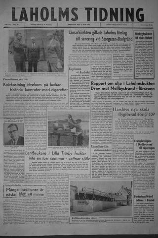 Förstasidan, Fredag 2 juni 1961