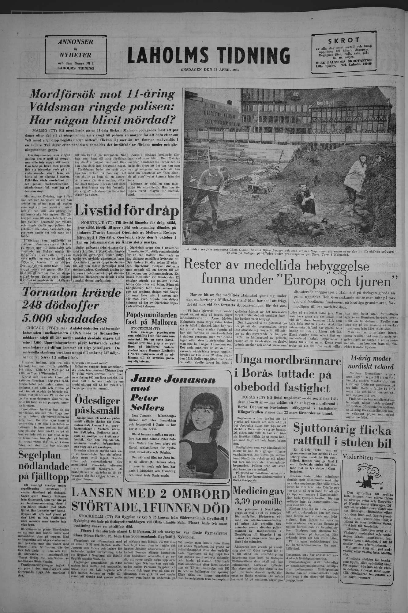 Laholms Tidning Onsdag 14 april 1965, sida 8