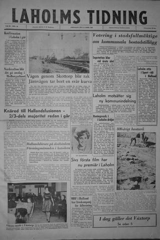 Förstasidan, Fredag 21 april 1961