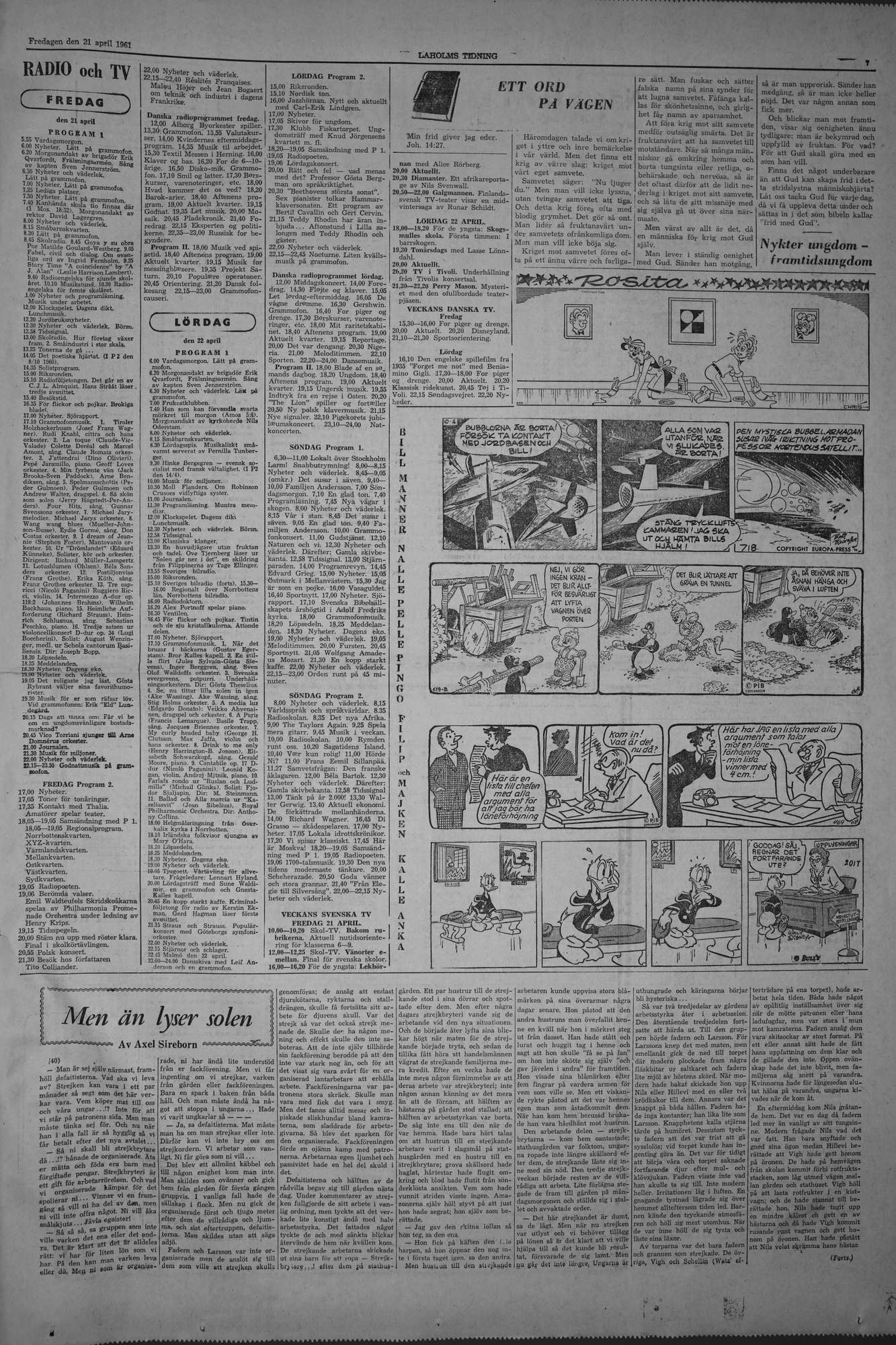 Laholms Tidning Fredag 21 april 1961, sida 7