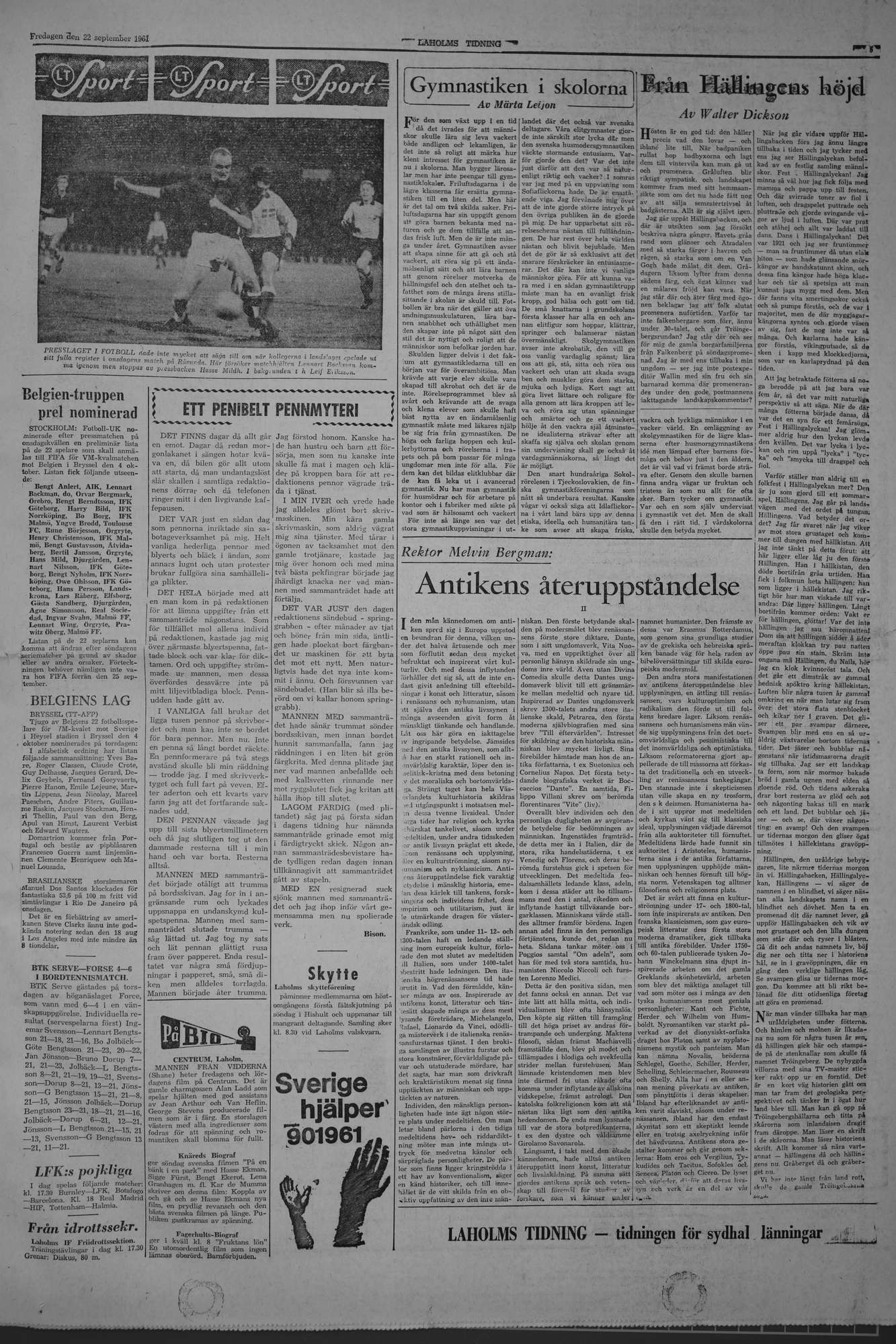 Laholms Tidning Fredag 22 september 1961, sida 5