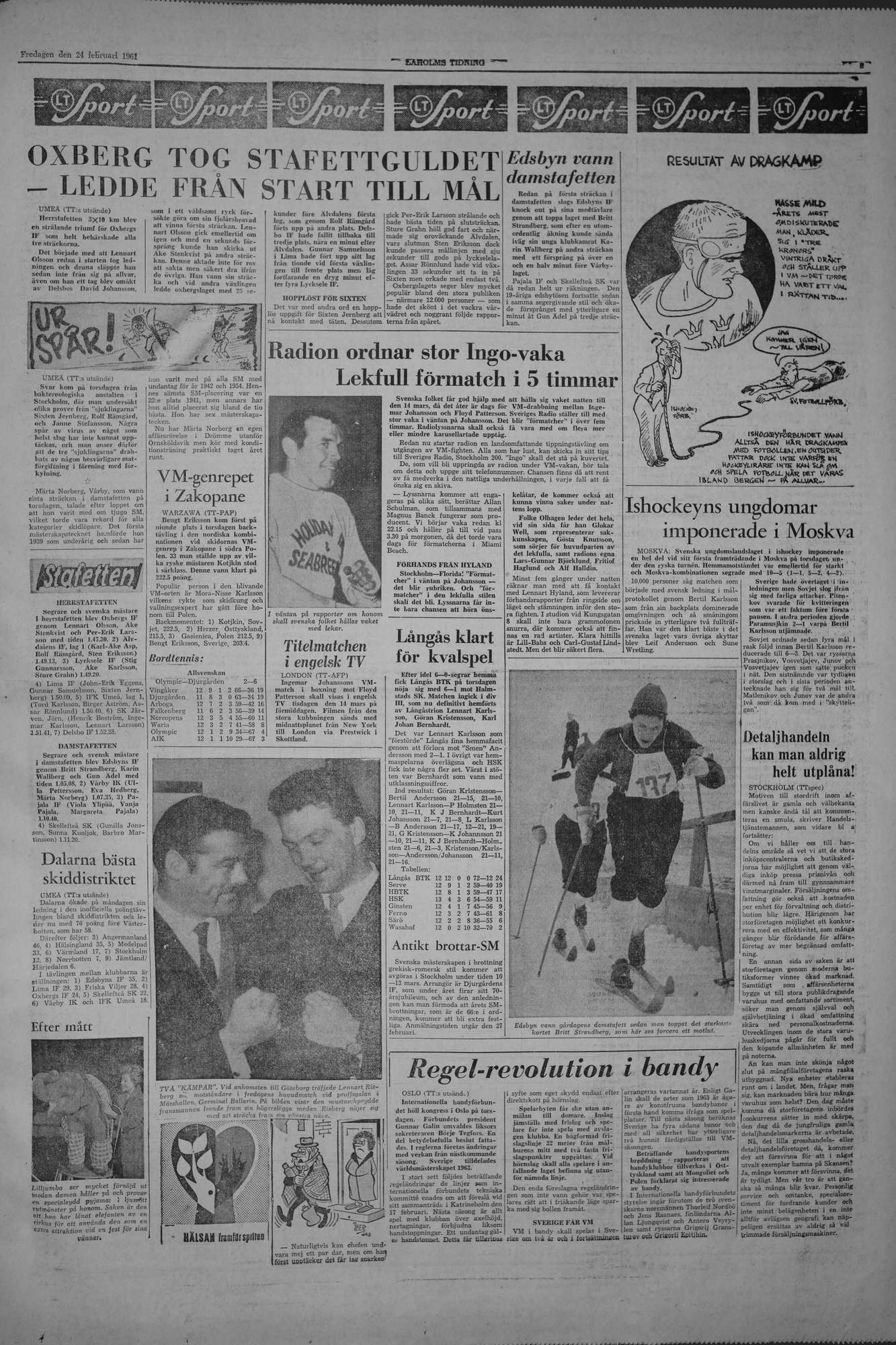 Laholms Tidning Fredag 24 februari 1961, sida 5