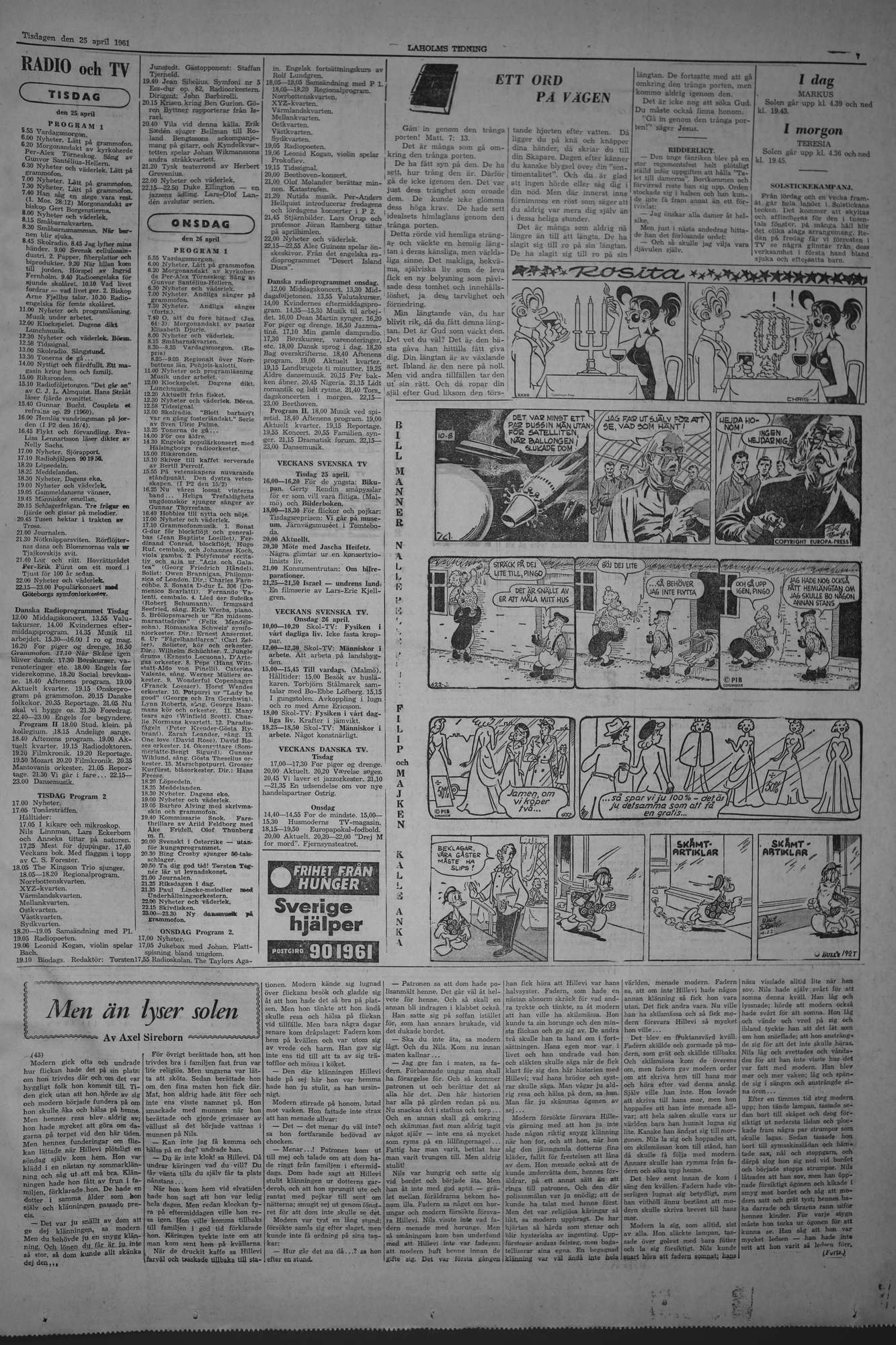 Laholms Tidning Tisdag 25 april 1961, sida 7