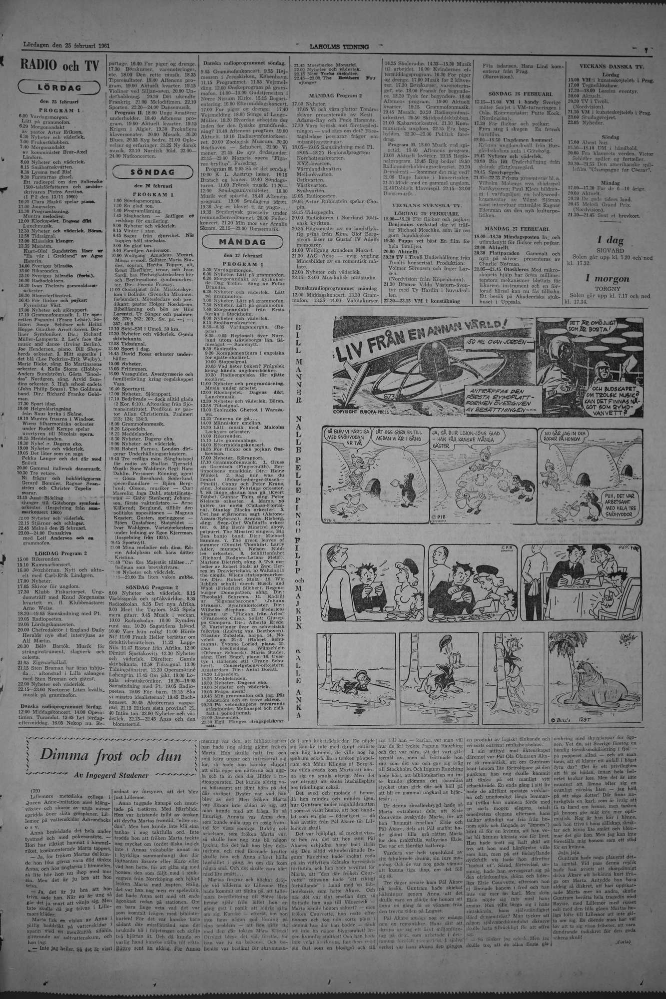 Laholms Tidning Lördag 25 februari 1961, sida 7