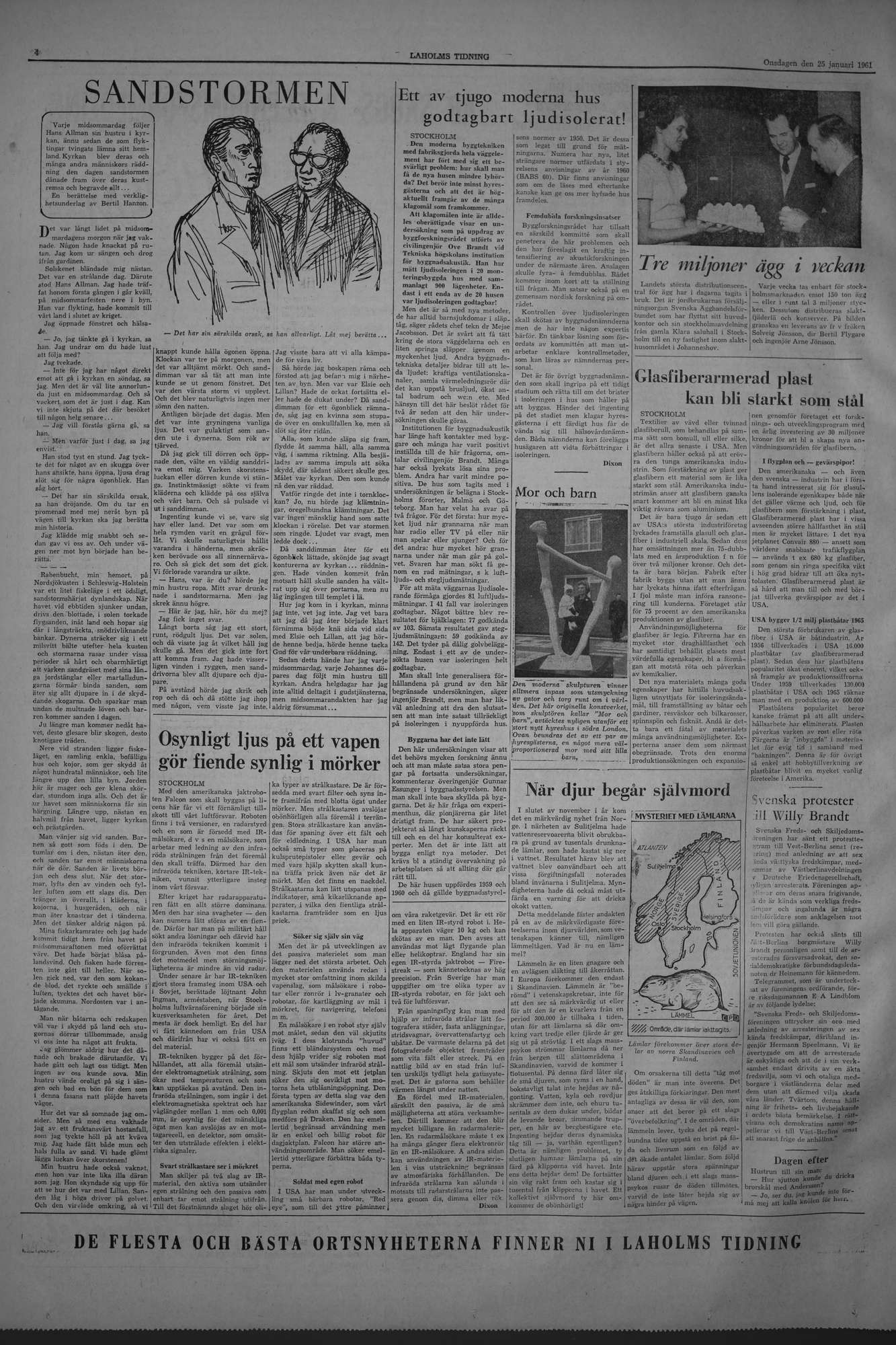 Laholms Tidning Onsdag 25 januari 1961, sida 4