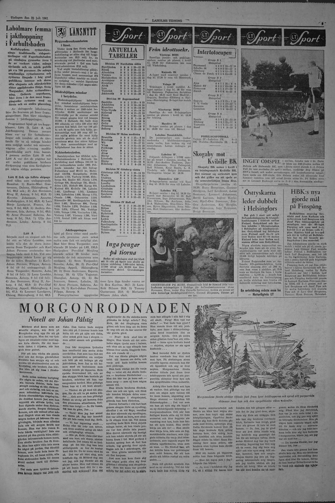 Laholms Tidning Tisdag 25 juli 1961, sida 5