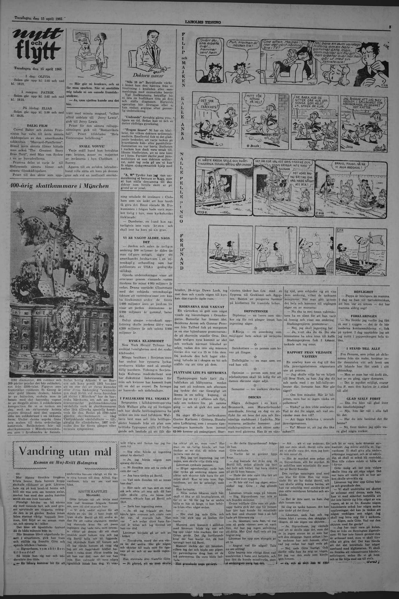 Laholms Tidning Torsdag 15 april 1965, sida 5