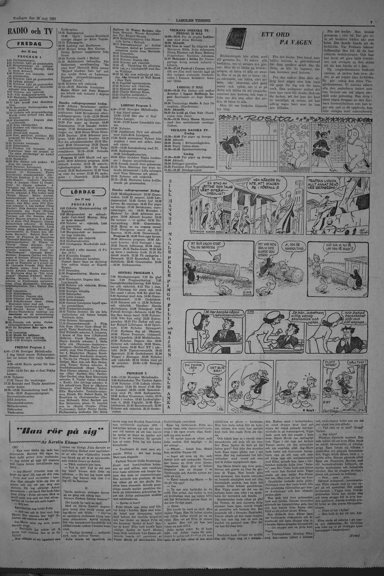 Laholms Tidning Fredag 26 maj 1961, sida 7