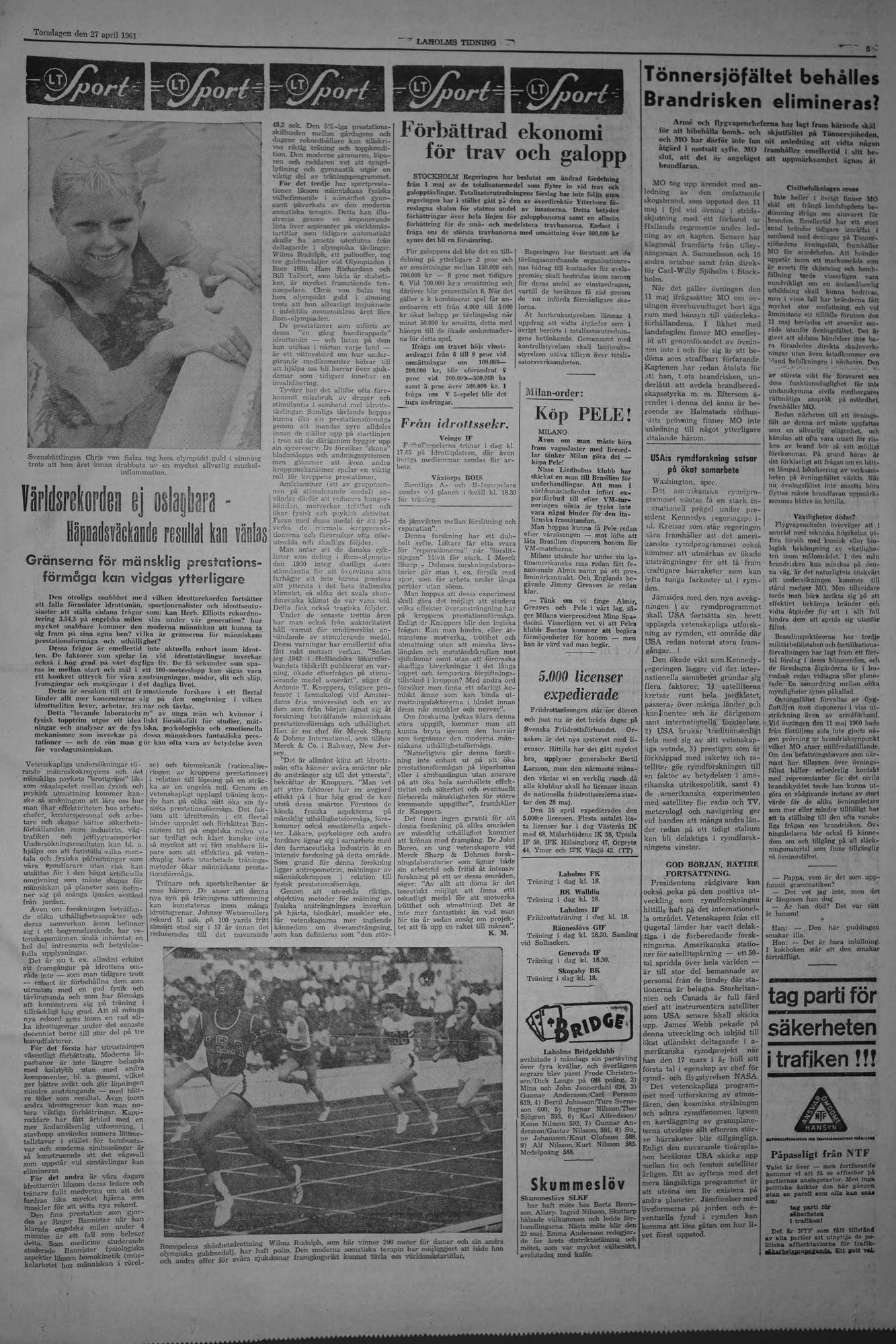 Laholms Tidning Torsdag 27 april 1961, sida 5