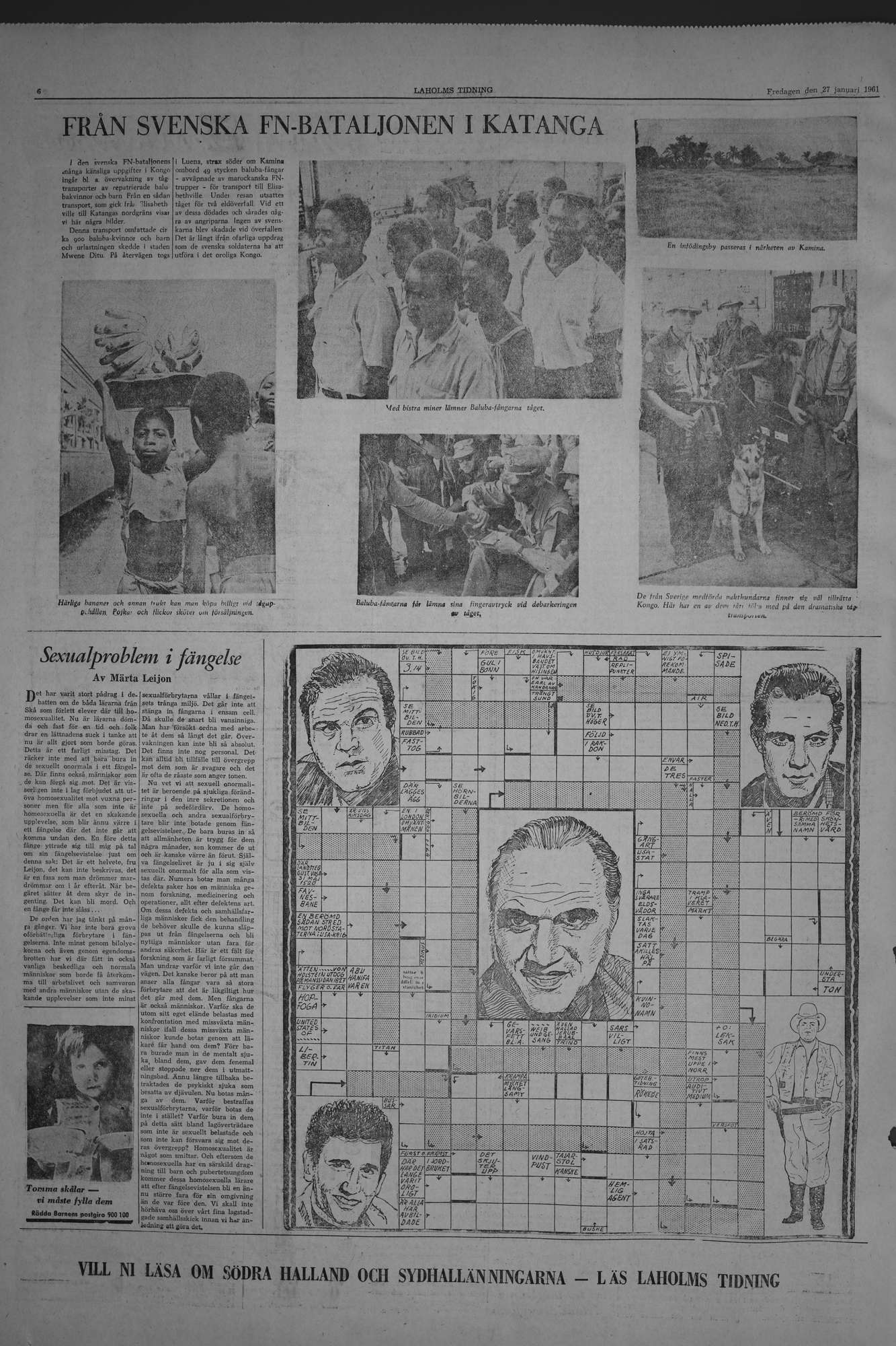 Laholms Tidning Fredag 27 januari 1961, sida 6