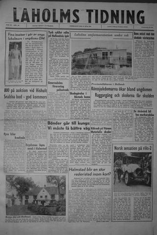 Förstasidan, Torsdag 27 juli 1961