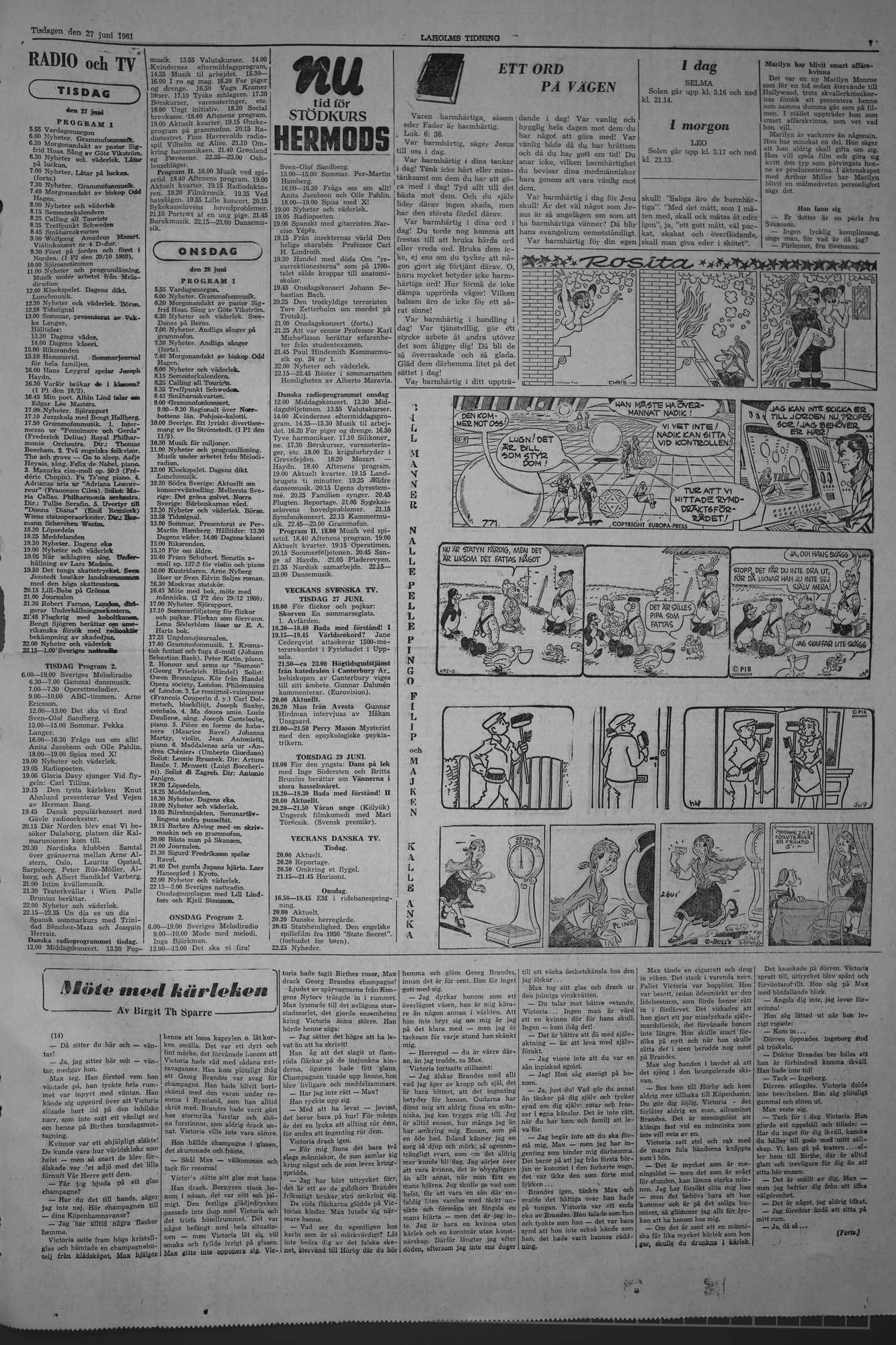 Laholms Tidning Tisdag 27 juni 1961, sida 7