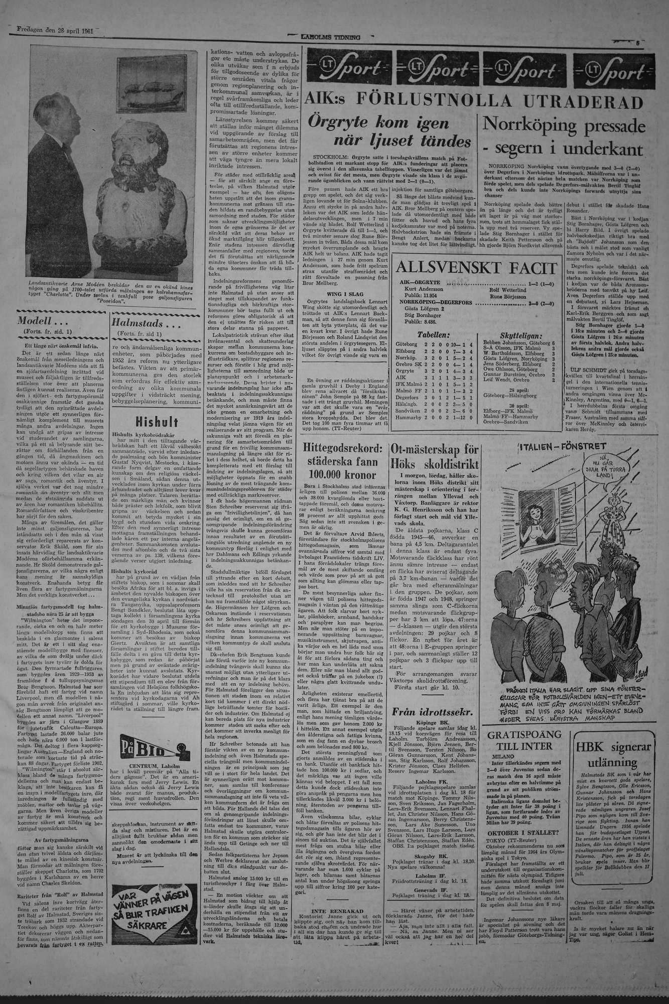 Laholms Tidning Fredag 28 april 1961, sida 5