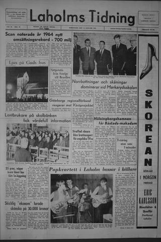 Förstasidan, Torsdag 14 januari 1965