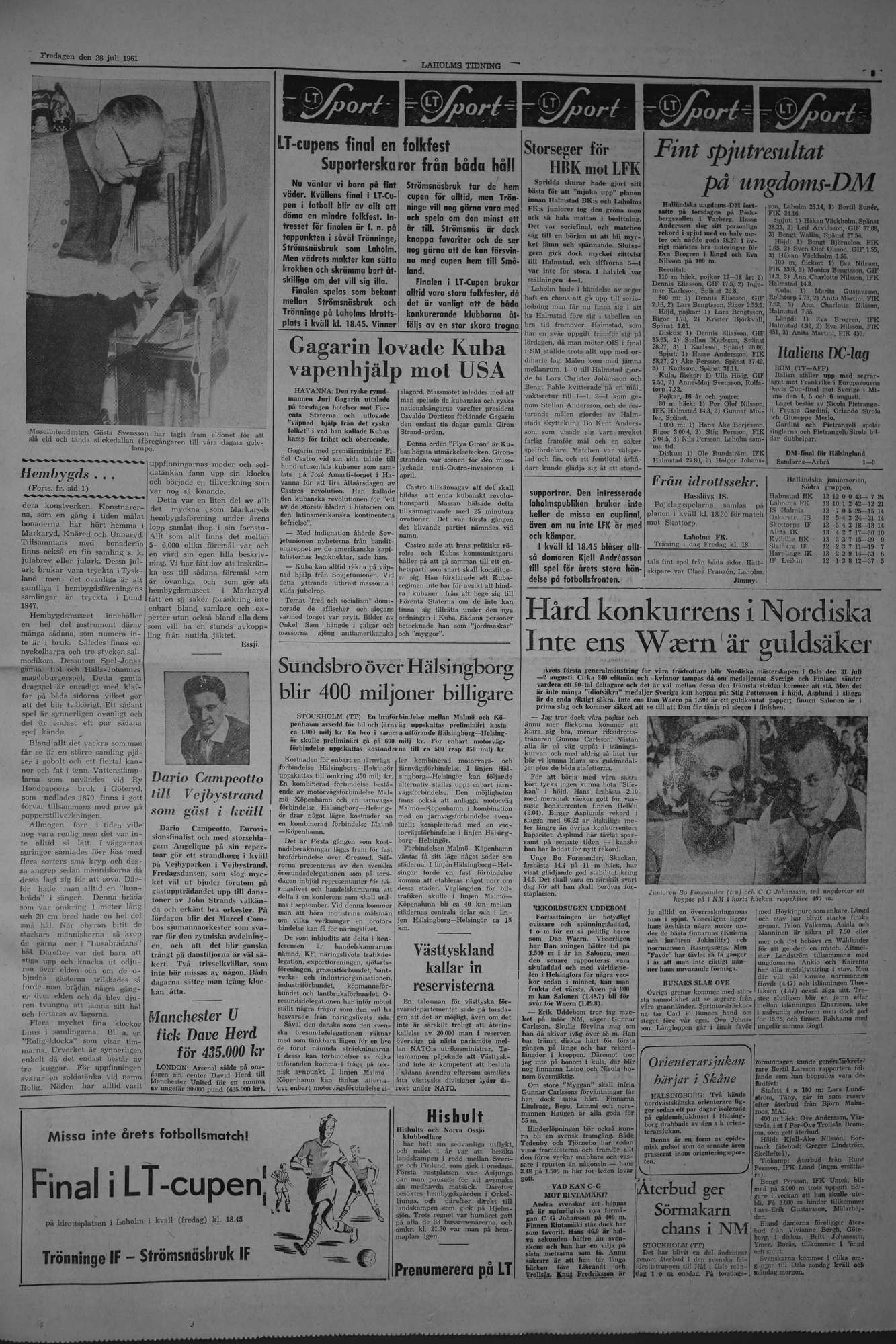 Laholms Tidning Fredag 28 juli 1961, sida 5