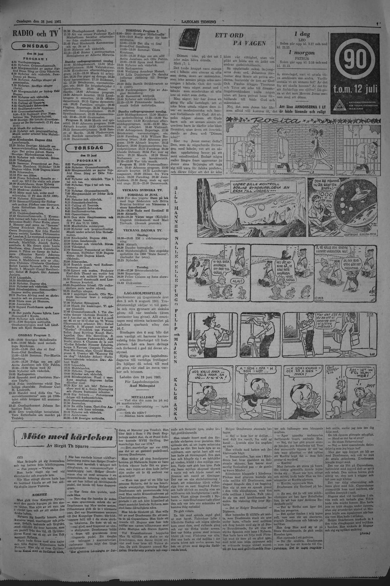 Laholms Tidning Onsdag 28 juni 1961, sida 7