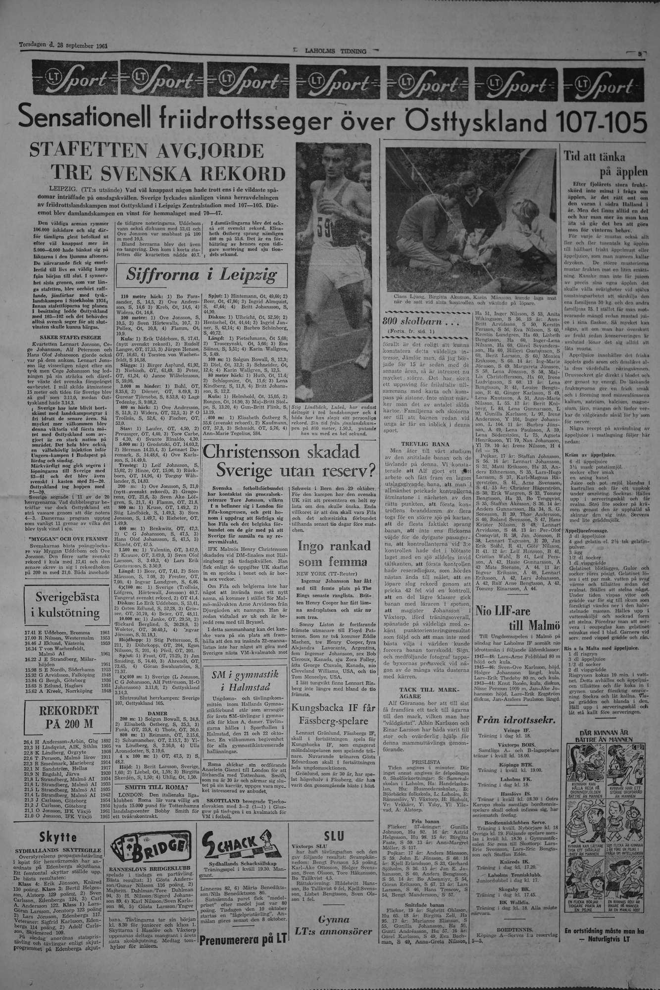 Laholms Tidning Torsdag 28 september 1961, sida 5
