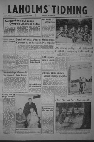 Förstasidan, Lördag 29 juli 1961