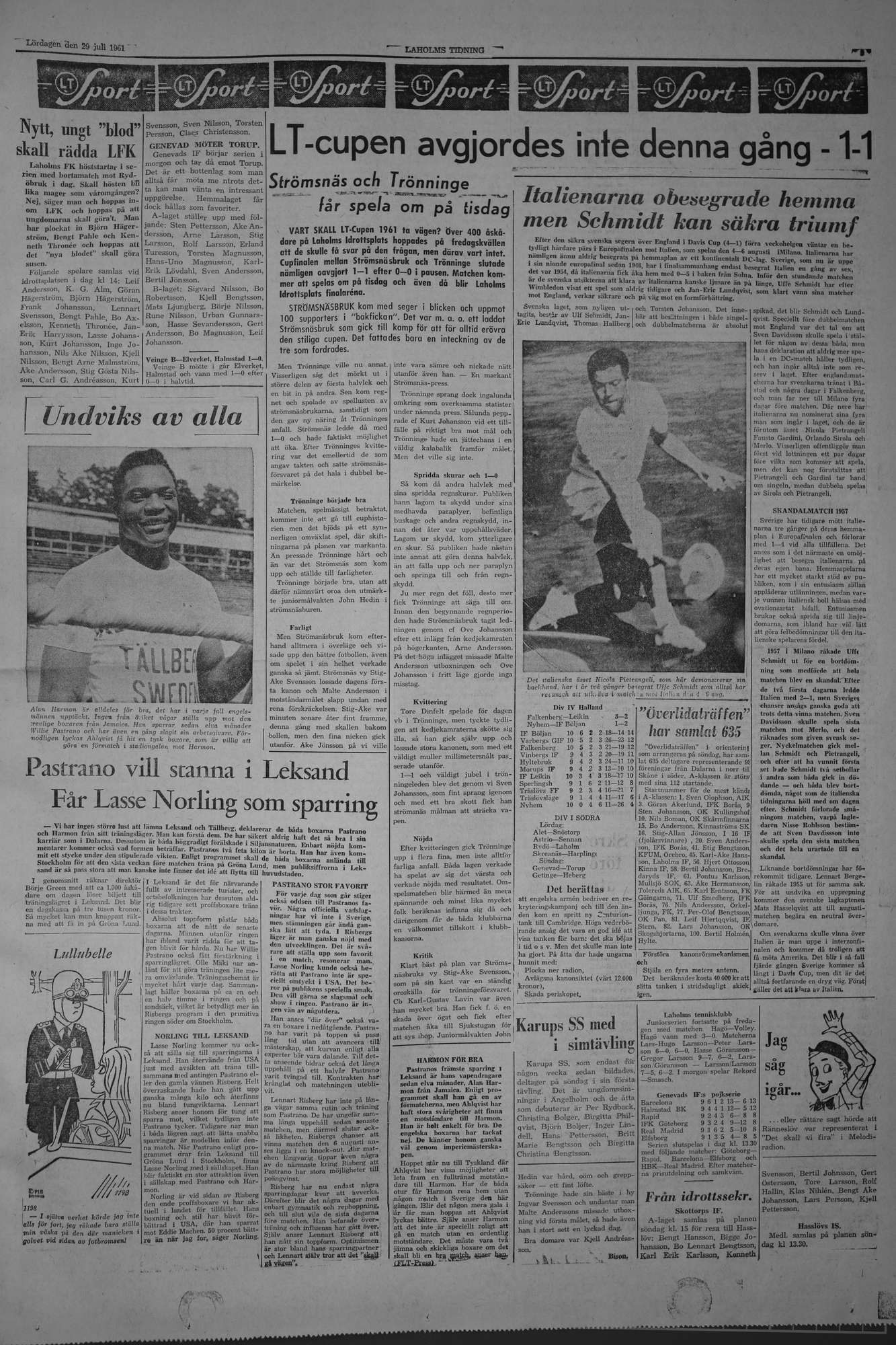 Laholms Tidning Lördag 29 juli 1961, sida 5