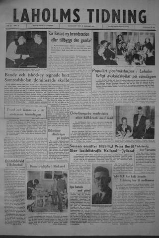 Förstasidan, Måndag 30 januari 1961