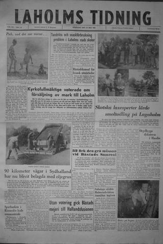 Förstasidan, Onsdag 31 maj 1961