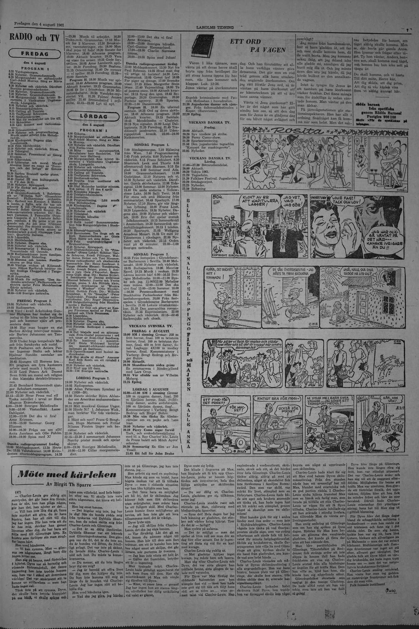 Laholms Tidning Fredag 4 augusti 1961, sida 7