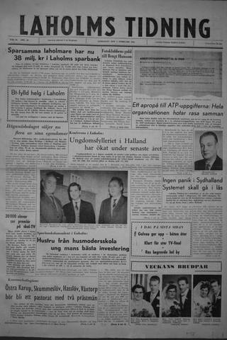 Förstasidan, Lördag 4 februari 1961