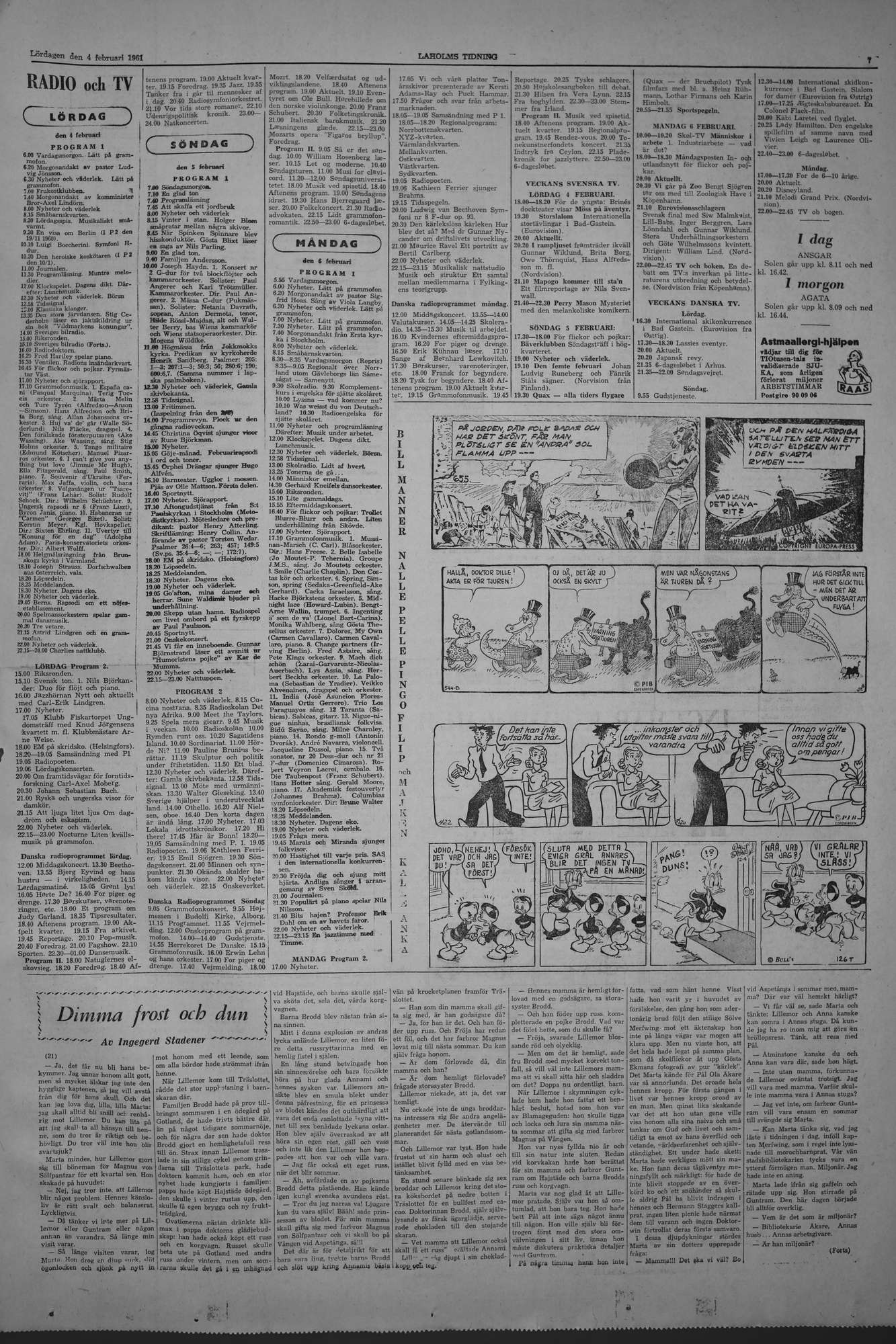 Laholms Tidning Lördag 4 februari 1961, sida 7