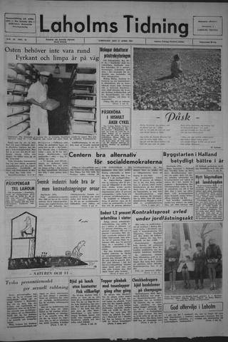 Förstasidan, Lördag 17 april 1965